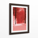 Bosque rojo - DIEGO D L | Cuadro decorativo de Canvas Lab