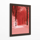 Bosque rojo - DIEGO D L | Cuadro decorativo de Canvas Lab