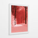 Bosque rojo - DIEGO D L | Cuadro decorativo de Canvas Lab