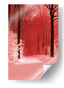 Bosque rojo - DIEGO D L | Cuadro decorativo de Canvas Lab