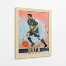 Acción de un jugador de futbol en plena concentración - David Diehl | Cuadro decorativo de Canvas Lab