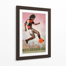 Acción de futbol de época - David Diehl | Cuadro decorativo de Canvas Lab