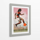 Acción de futbol de época - David Diehl | Cuadro decorativo de Canvas Lab