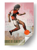Acción de futbol de época - David Diehl | Cuadro decorativo de Canvas Lab