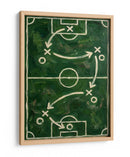Estrategia en el campo de futbol - HUGO | Cuadro decorativo de Canvas Lab