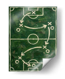 Estrategia en el campo de futbol - HUGO | Cuadro decorativo de Canvas Lab