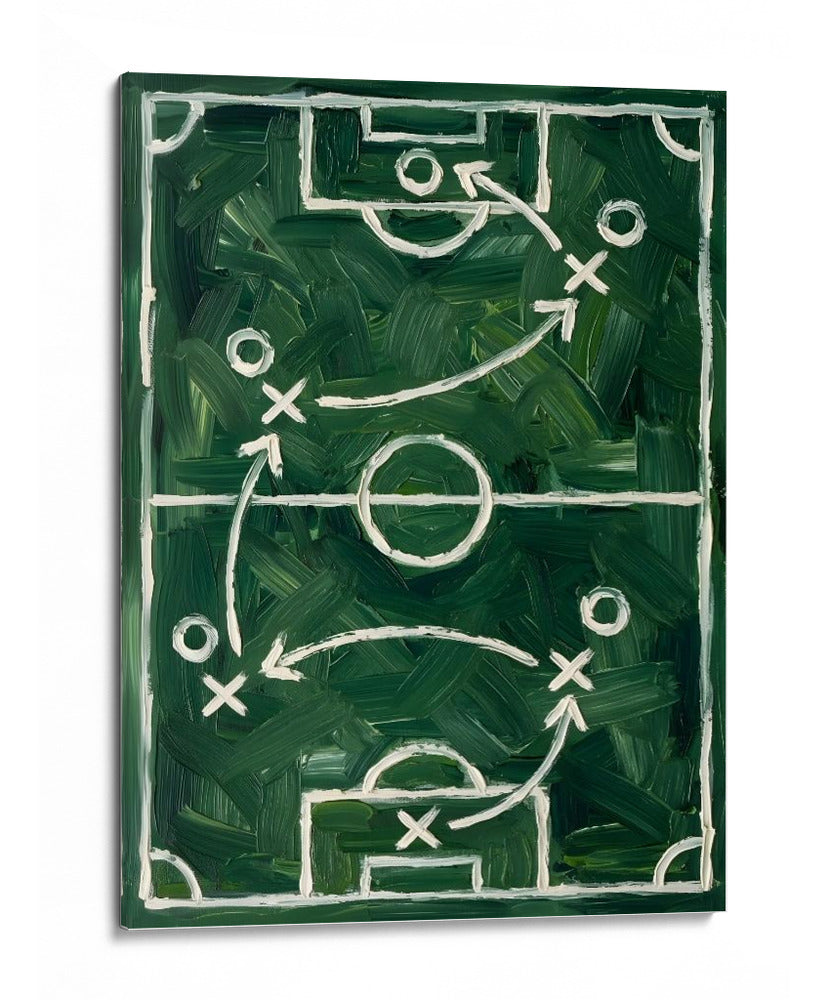 Estrategia para un partido de futbol - HUGO | Cuadro decorativo de Canvas Lab