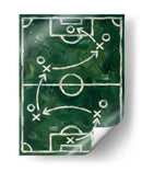 Estrategia para un partido de futbol - HUGO | Cuadro decorativo de Canvas Lab
