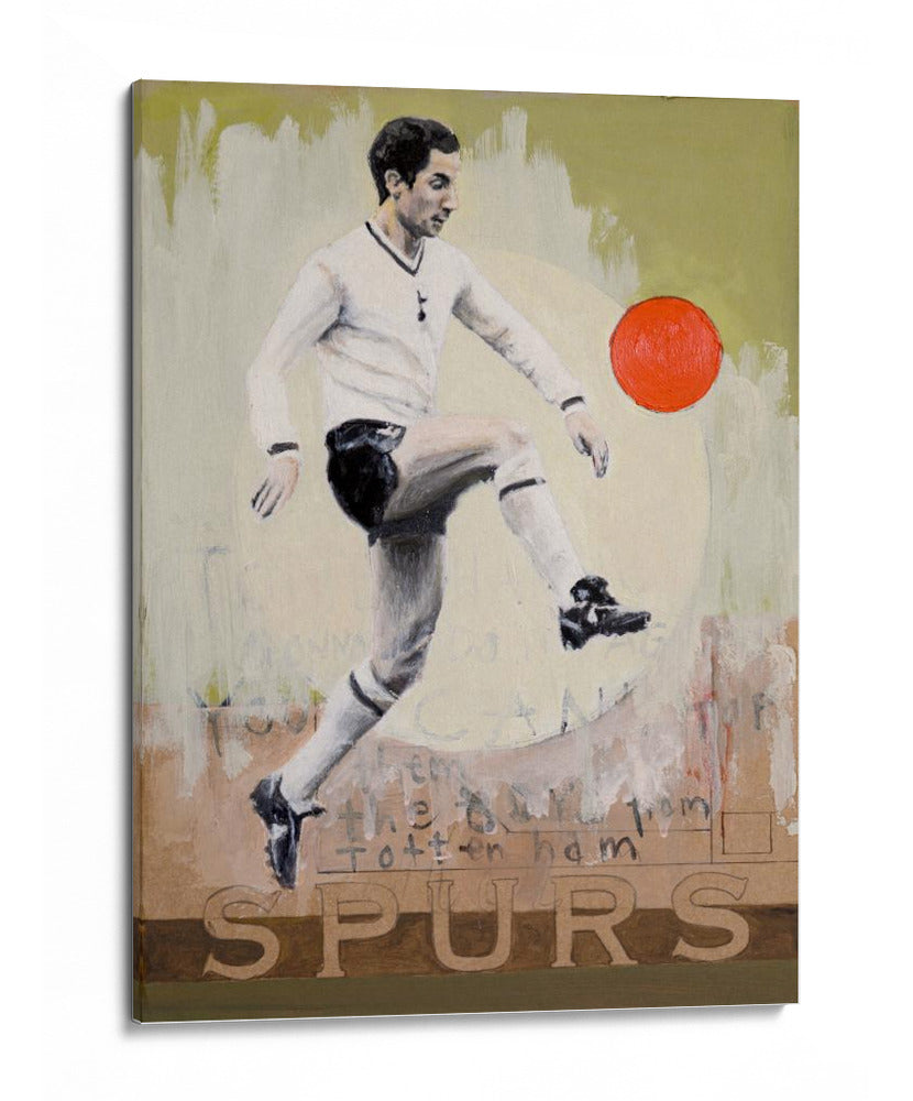 Pateada de un futbolista de época - David Diehl | Cuadro decorativo de Canvas Lab