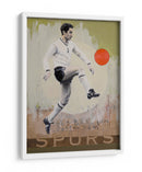 Pateada de un futbolista de época - David Diehl | Cuadro decorativo de Canvas Lab