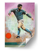 Atleta dinámico de futbol - David Diehl | Cuadro decorativo de Canvas Lab