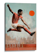 Futbolista saltando - David Diehl | Cuadro decorativo de Canvas Lab
