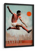 Futbolista saltando - David Diehl | Cuadro decorativo de Canvas Lab
