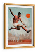 Futbolista saltando - David Diehl | Cuadro decorativo de Canvas Lab