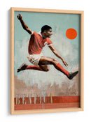 Futbolista saltando - David Diehl | Cuadro decorativo de Canvas Lab