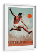 Futbolista saltando - David Diehl | Cuadro decorativo de Canvas Lab