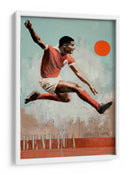 Futbolista saltando - David Diehl | Cuadro decorativo de Canvas Lab