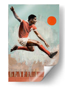 Futbolista saltando - David Diehl | Cuadro decorativo de Canvas Lab