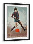 Gol de futbol de época - David Diehl | Cuadro decorativo de Canvas Lab