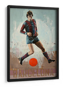 Gol de futbol de época - David Diehl | Cuadro decorativo de Canvas Lab