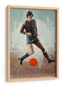 Gol de futbol de época - David Diehl | Cuadro decorativo de Canvas Lab