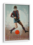 Gol de futbol de época - David Diehl | Cuadro decorativo de Canvas Lab
