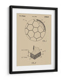 Patente de un balón de futbol antiguo - Andreas Magnusson | Cuadro decorativo de Canvas Lab