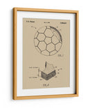Patente de un balón de futbol antiguo - Andreas Magnusson | Cuadro decorativo de Canvas Lab