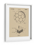 Patente de un balón de futbol antiguo - Andreas Magnusson | Cuadro decorativo de Canvas Lab