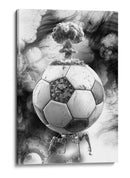 Reloj futbolero del juicio final - Rafal Kulik | Cuadro decorativo de Canvas Lab