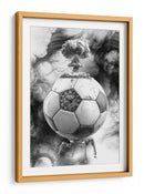 Reloj futbolero del juicio final - Rafal Kulik | Cuadro decorativo de Canvas Lab
