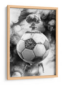 Reloj futbolero del juicio final - Rafal Kulik | Cuadro decorativo de Canvas Lab