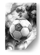 Reloj futbolero del juicio final - Rafal Kulik | Cuadro decorativo de Canvas Lab