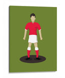 Futbolista de la Camiseta Roja - Nicholas | Cuadro decorativo de Canvas Lab