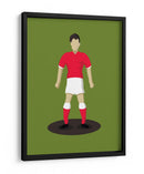 Futbolista de la Camiseta Roja - Nicholas | Cuadro decorativo de Canvas Lab