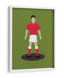 Futbolista de la Camiseta Roja - Nicholas | Cuadro decorativo de Canvas Lab