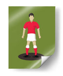Futbolista de la Camiseta Roja - Nicholas | Cuadro decorativo de Canvas Lab