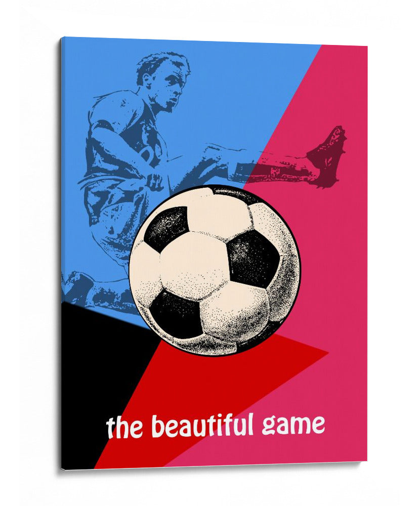 Estilo y espíritu de fútbol atemporal - Carlo Kaminski | Cuadro decorativo de Canvas Lab