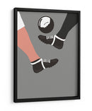 Tachones clásicos y balón de futbol - Nicholas | Cuadro decorativo de Canvas Lab