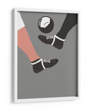 Tachones clásicos y balón de futbol - Nicholas | Cuadro decorativo de Canvas Lab