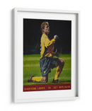Celebración de un futbolista - Anton Terziev | Cuadro decorativo de Canvas Lab