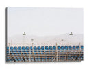 Estadio azul vacío - Tal Paz-Fridman | Cuadro decorativo de Canvas Lab
