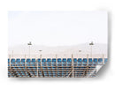 Estadio azul vacío - Tal Paz-Fridman | Cuadro decorativo de Canvas Lab