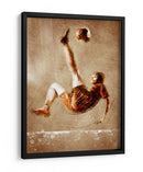 Tiro de bicicleta en el futbol - Justyna Jaszke | Cuadro decorativo de Canvas Lab