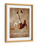 Tiro de bicicleta en el futbol - Justyna Jaszke | Cuadro decorativo de Canvas Lab