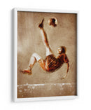 Tiro de bicicleta en el futbol - Justyna Jaszke | Cuadro decorativo de Canvas Lab