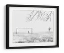 Soledad en el futbol entre la niebla - Jasmine Zhang | Cuadro decorativo de Canvas Lab