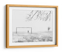 Soledad en el futbol entre la niebla - Jasmine Zhang | Cuadro decorativo de Canvas Lab