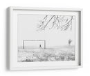 Soledad en el futbol entre la niebla - Jasmine Zhang | Cuadro decorativo de Canvas Lab