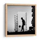 Silueta de futbol urbano - Qmars Khoshsefat | Cuadro decorativo de Canvas Lab